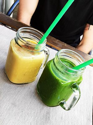 Smoothies at Roots in Tenerife