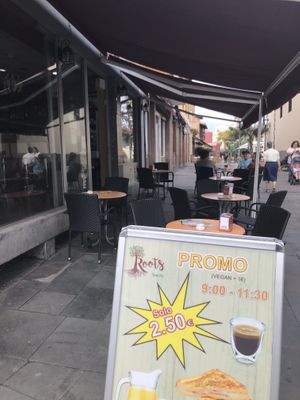 Outside at Roots in Tenerife