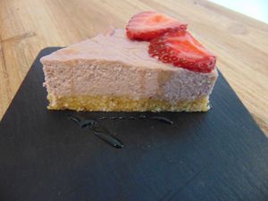 Cheesecake at Dall'Albero in Rome