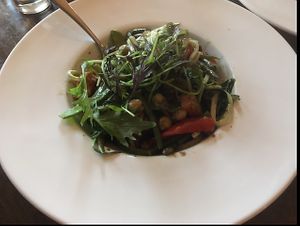 Courgette pasta at Rowan Tree Cafe Bar in Ennis