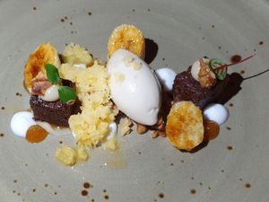 Dessert at Van der Dussen in Delft