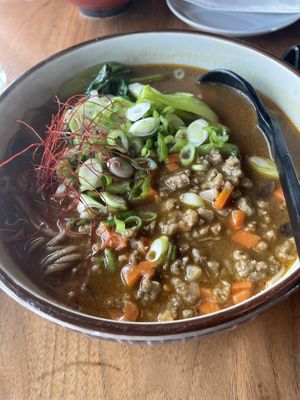 Vegan Tan Tan Men (vegan ramen)  at Ramen Wasabi in Chicago