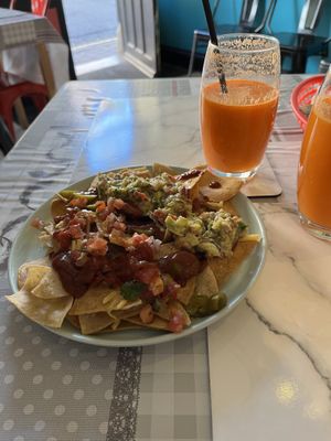 Nachos  at Little Mexico in Hexham