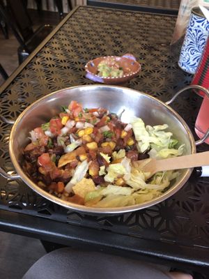 Naked-burrito bowl  at Little Mexico in Hexham