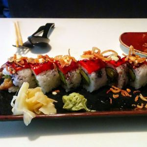 Vegetarian Sushi (no mayo=vegan) at Slurping Turtle in Chicago