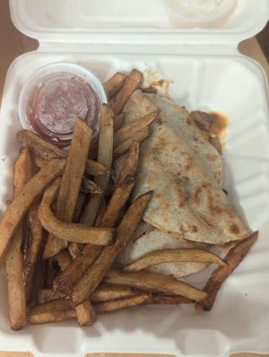 Vegan tacos at Gooseberries in St Louis