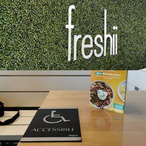 Wheel chair accessible. at freshii in Prince George