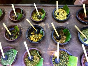 Most of the curries are vegan  at Banana Leaf in Polonnaruwa
