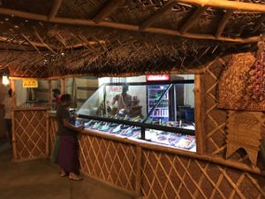 Curry bar  at Banana Leaf in Polonnaruwa