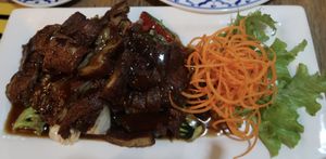 Crispy duck at Siam Purity in Broadbeach