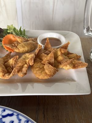 Vegan chicken moneybags #Veganuary at Siam Purity in Broadbeach