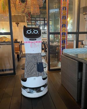 The waiter   at Siam Purity in Broadbeach