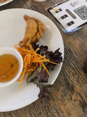 Curry puffs  at Siam Purity in Broadbeach