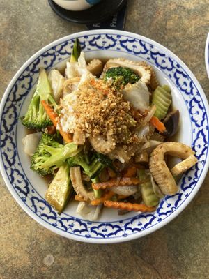 Vegan Calamari!   at Siam Purity in Broadbeach