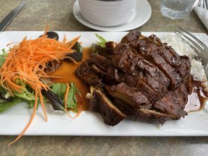 Vegan crispy duck  at Siam Purity in Broadbeach