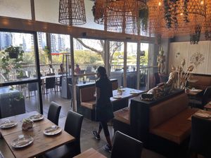 Great settings inside and out  at Siam Purity in Broadbeach