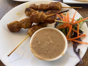 Satay sticks  at Siam Purity in Broadbeach