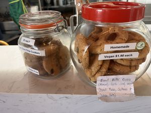 Cookies for sale at the cashier  at Siam Purity in Broadbeach