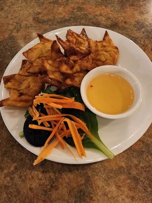 Ficken wontons at Siam Purity in Broadbeach