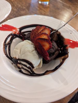 Brownie in a hug at Siam Purity in Broadbeach