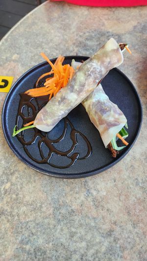 Peking duck wrap starter at Siam Purity in Broadbeach