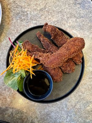 Vegan “wings"  at Siam Purity in Broadbeach