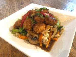 Vegan Calamari Peppers  at Siam Purity in Broadbeach