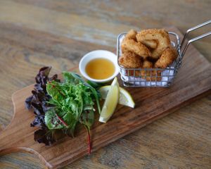 Vegan Calamari Rings at Siam Purity in Broadbeach