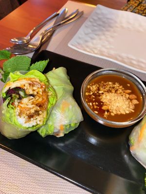Spring rolls at La Palanche d'Aulac in Paris