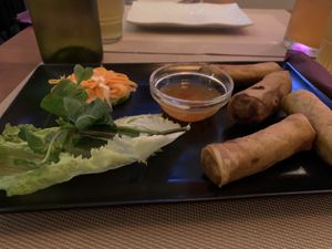 Delicious appetizer at La Palanche d'Aulac in Paris