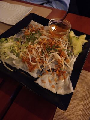 Rice pancakes at La Palanche d'Aulac in Paris