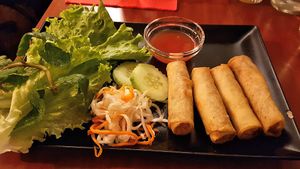 Spring rolls at La Palanche d'Aulac in Paris