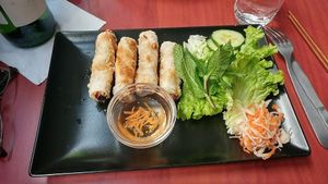 vietnamese rolls at La Palanche d'Aulac in Paris