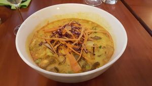 coconut soup  at La Palanche d'Aulac in Paris