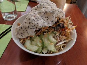 Delicious bowl at La Palanche d'Aulac in Paris