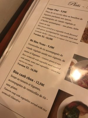 Gluten free options! at La Palanche d'Aulac in Paris