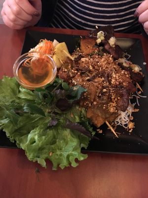 Seitan Skewers at La Palanche d'Aulac in Paris