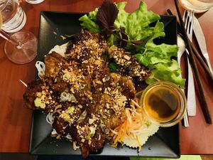 Four Seasons skewers at La Palanche d'Aulac in Paris