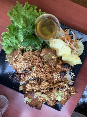 Seitan dish at La Palanche d'Aulac in Paris