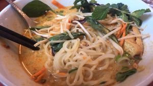 Beautiful Mi Kathi soup  at La Palanche d'Aulac in Paris