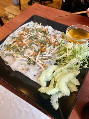 Rice pancakes at La Palanche d'Aulac in Paris