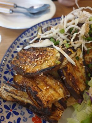 eggplant crispy at Around Green - 어라운드 그린 in Seoul