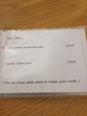 menu at Around Green - 어라운드 그린 in Seoul