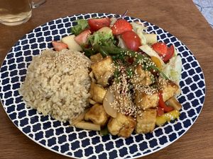 Tofu teriyaki  at Around Green - 어라운드 그린 in Seoul