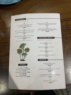 New menu at Milk & Honey Cafe in Colombo
