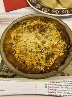 Moussaka vegana de lentejas  at Niza in Valladolid