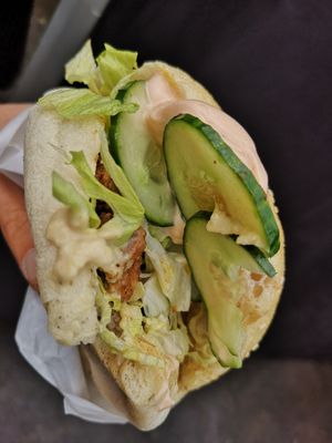 Excellent Vegan Kebab! at Les Oiseaux s'entetent in Liege