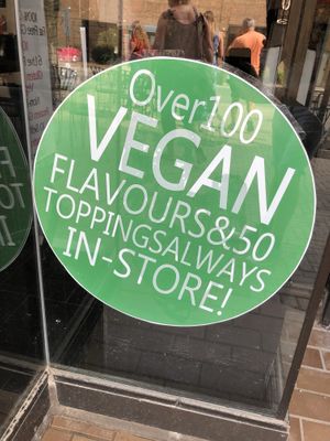 So many flavors at Chil Organic Frozen Yogurt Bar in London