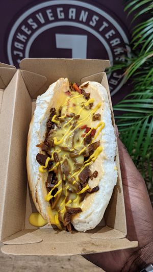 Philly Cheezesteak at Jake's Vegan Steaks in North London