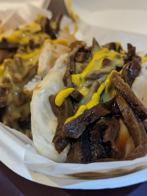 Amazing cheese steak! at Jake's Vegan Steaks in North London